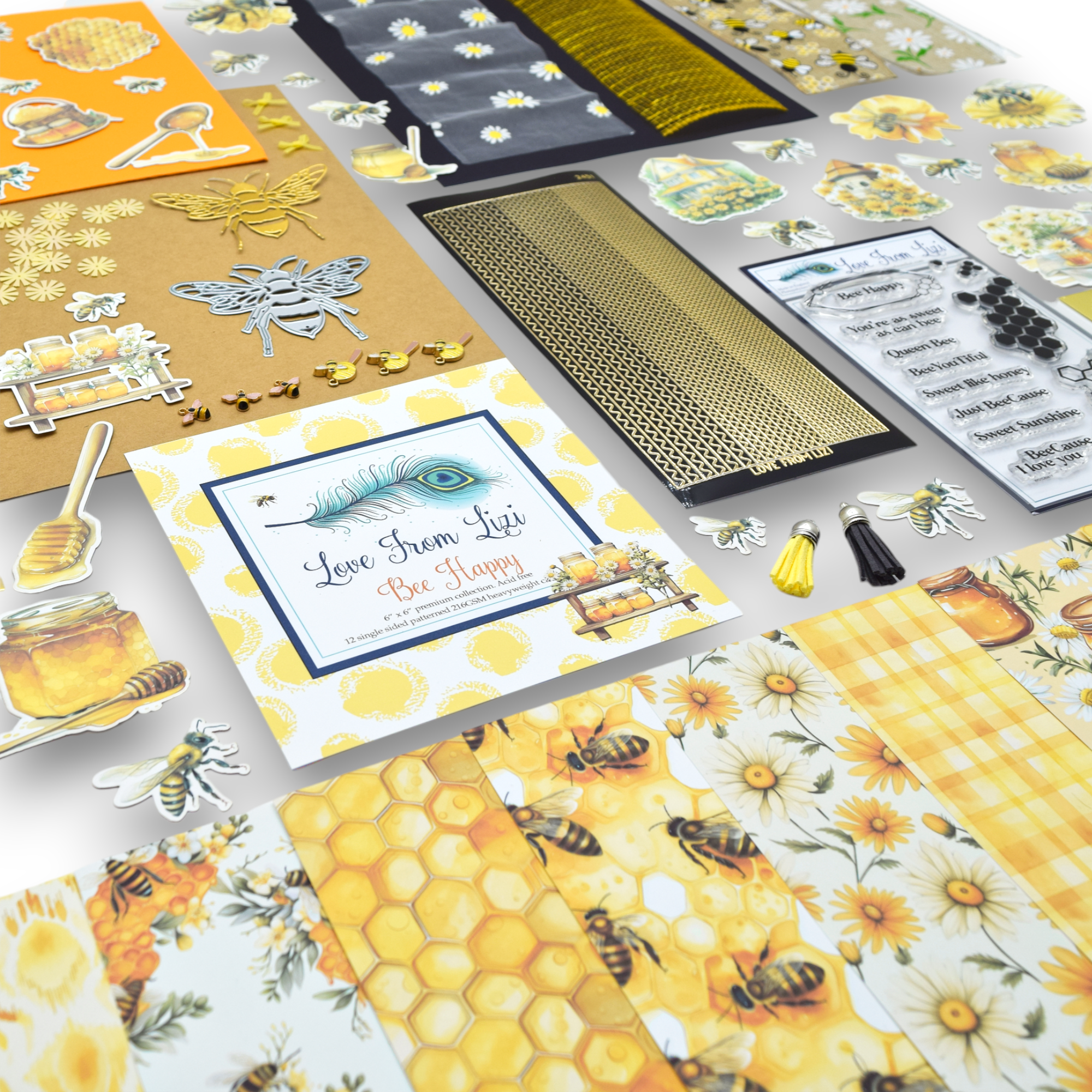 LFL July 25 Card Kit - Bee Happy